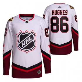 Camisola New Jersey Devils Jack Hughes 86 2022 NHL All-Star Branco Authentic - Homem